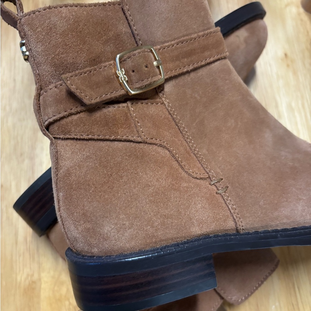 Sam Edelman Tan suede Leather Boots - Picture 3 of 5